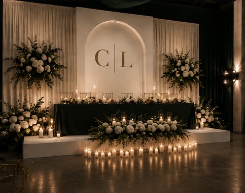 Wedding reception concept